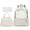 CC03_White, variant on Resicozy 3 Pcs Backpack Bookbag Casual Lightweight Travel Rucksack Daypack Backpacks for Teens College Bags Backpack 2026 White