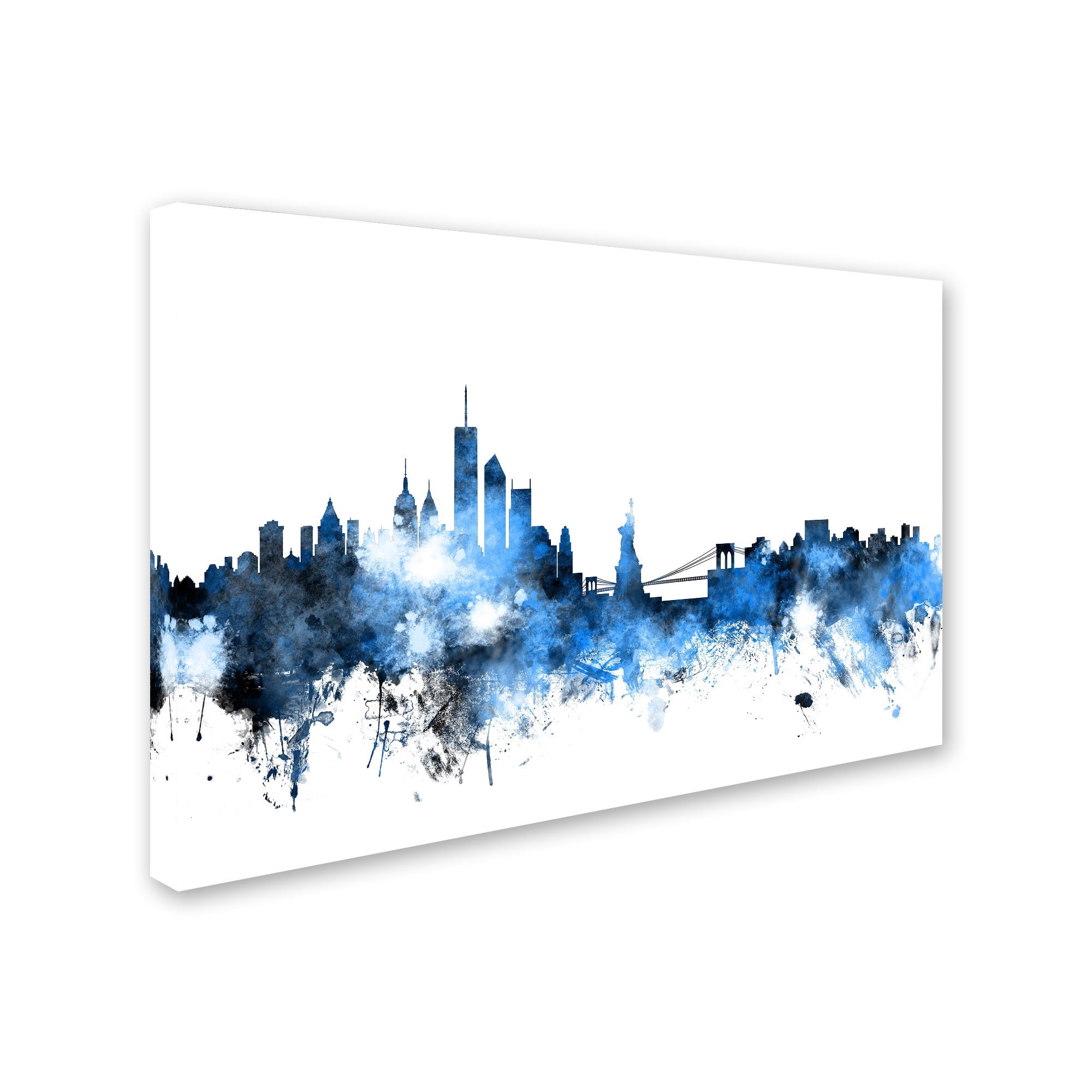 Trademark Fine Art "New York Skyline III" Canvas Art by Michael Tompsett