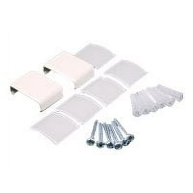 Wiremold Nonmetallic Raceway Accessory Pack NMW910 - Cable raceway mounting kit - wall mountable - white