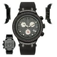 thumbnail image 2 of Black Joe Rodeo Mens Diamond Watch Genuine Diamonds 2.2 ctw, 46 mm size case, Model: Master, Style: JJM90, 2 of 5