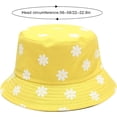 thumbnail image 7 of Flower Reversible Bucket Hat Summer Beach Travel Fisherman Cap Beach Wide Brim Sun Hat for Women Men, 7 of 7