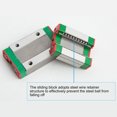 thumbnail image 3 of Miniature Linear Rail Slide Miniature Linear Guide Rail High Strength Bearing Steel Linear Motion Rail Slid for Solar Linear Motion  Screws, 3 of 7