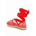 thumbnail image 4 of London Rag Sonara Mesh Womens Flat Espadrille Sandals, 4 of 10