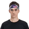 thumbnail image 4 of Uemuo Plaid Flamingo Printed Sports Headbands for Men Women,Moisture Wicking Workout Headband, Sweatband Headbands,Non-slip Workout Gym Yoga Headband, 4 of 9