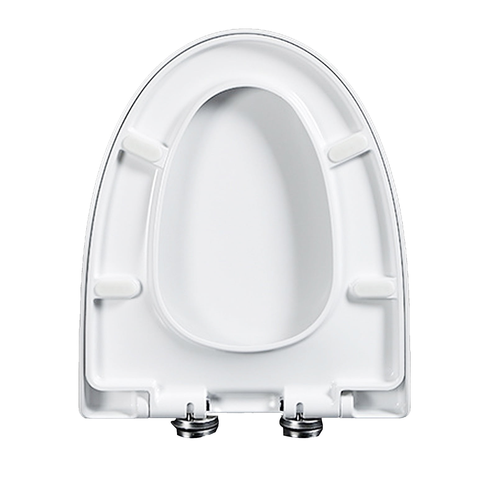 Soft Close Toilet Seat White Bathroom Oval Shape WC Heavy Duty Seats