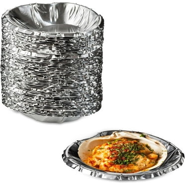 MT Products Clamshell Aluminum Foil Pans/Mini Pie Pans - Pack of 50