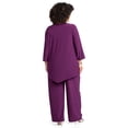thumbnail image 2 of Catherines Women's Plus Size 2-Piece Dazzle Zig Zag Pant Suit, 2 of 2