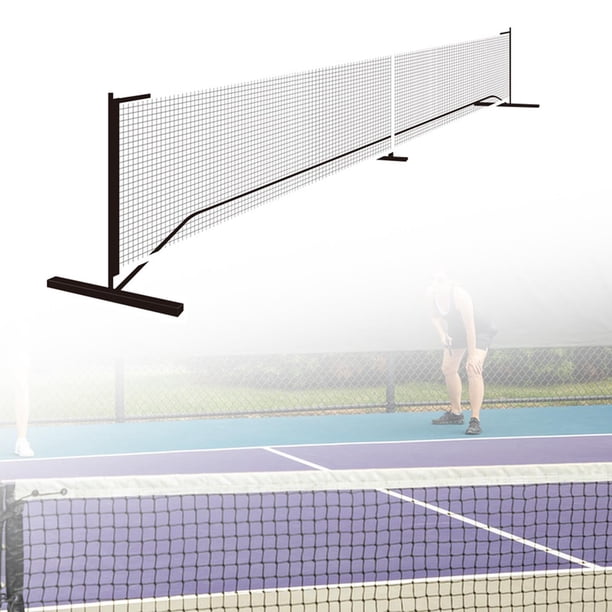 Red de Pickleball Portátil Red de Pickle Ball Equipo Resistente Red de Entrenamiento Práctica y Fácil de Instalar para Canchas de Juego Recreativas Sin ruedas