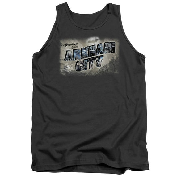 Arkham City - Greetings From Arkham - Tank Top - X-Large