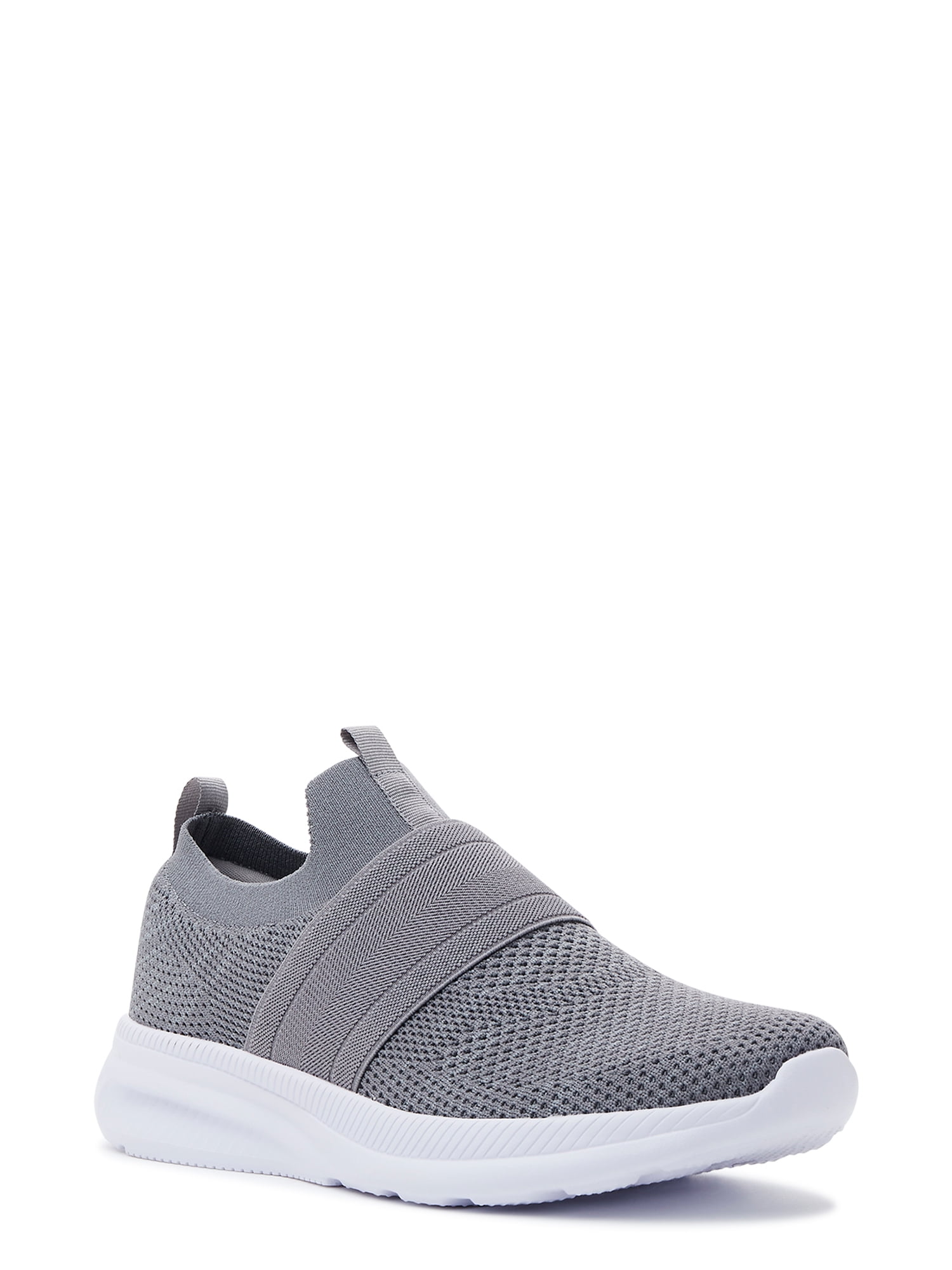 Athletic Works Men's Banded Jogger Slip-on Athletic Sneakers, Wide Width