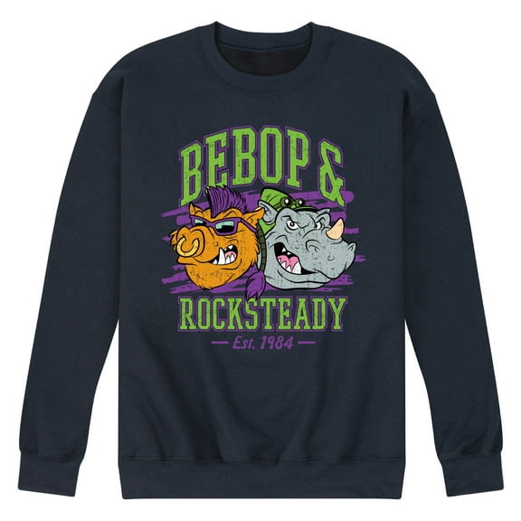 Teenage Mutant Ninja Turtles - Bebop Rocksteady - Men's Crew Fleece Sweatshirt