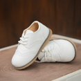 thumbnail image 5 of Yunkctuk Boys Girls Oxford Wedding Dress Shoes Classic School Uniform Shoes Formal Casual Loafer Flats for Toddler Little Kid, 5 of 6