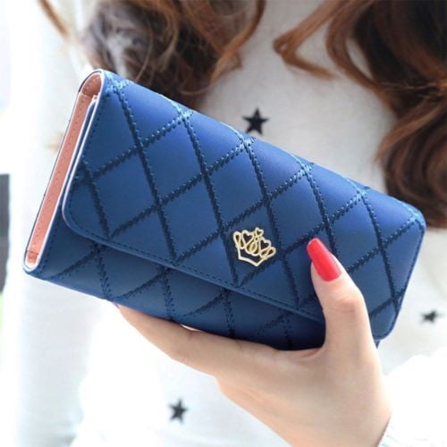 Womens Ecru Diagonal Quilted Large Wallet Purse | Primark