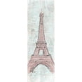 thumbnail image 2 of OnRei 13x32 Gold Ornate Wood Framed with Double Matting Museum Art Print Titled - Romantic Eiffel, 2 of 4