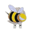 thumbnail image 2 of Clip para gorra de golf con patrones variados y marcador de pelota de golf desmontable - Ligero Pequeña abeja, 2 of 5
