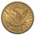 thumbnail image 2 of $10 Liberty Gold Eagle New Orleans Mint AU, 2 of 2