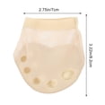 thumbnail image 2 of 1 par de calcetines cortos de cinco agujeros con almohadilla protectora para el antepié, ideales para ballet y danza del vientre. Talla S., 2 of 8