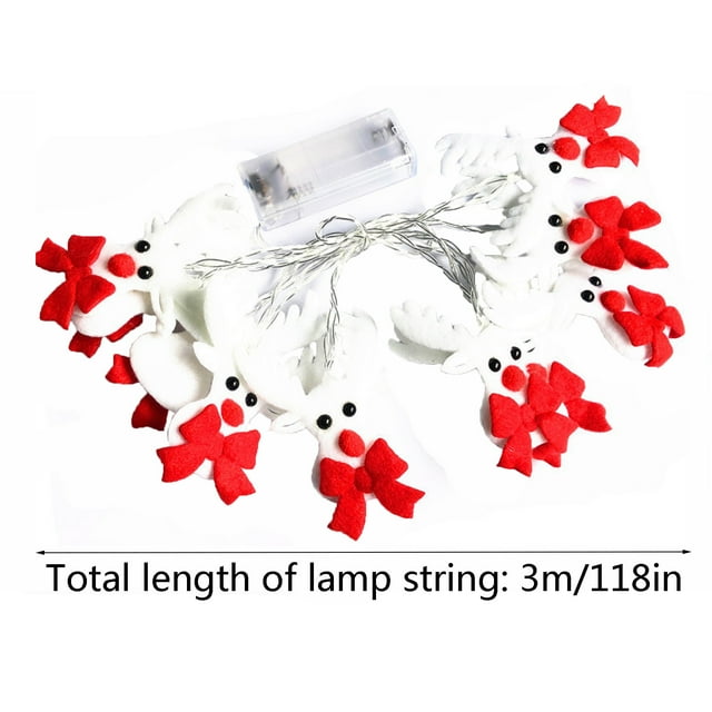 EGNMCR Light Strip, Christmas Lights LED Christmas Light String Christmas Tree Holiday Party Decorative Lantern Pendant Holiday light string