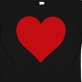 thumbnail image 4 of Inktastic Valentine Heart in Red Boys or Girls Baby T-Shirt, 4 of 5