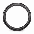 thumbnail image 2 of Solid Titanium Black Titanium Domed 4mm Ring Band Size 11, 2 of 7