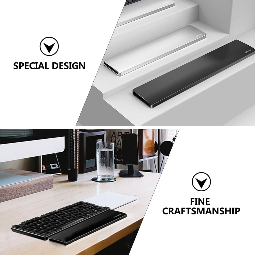 Wrist Rest Pad,Mechanical Keyboard Wrist Hand Rest Aluminum Alloy 87 Keys Keyboard Hand Support