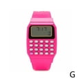 thumbnail image 1 of AYFFDIYI Montre-Bracelet Rétro Geek Années 80 Calculatrice Inhabituelle Hommes Femmes Couleurs 8 Numérique HOTS, 1 of 9