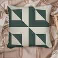 thumbnail image 2 of 18x18 Waterproof Outdoor Pillow Covers, Modern Geometric Print Decorative Throw Pillow Cases for Patio Furniture, Garden, Sofa & Couch - All-Weather UV Resistant Fabric, 2 of 4