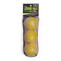 NOCSAE Lacrosse Ball Set, Yellow - Set of 3