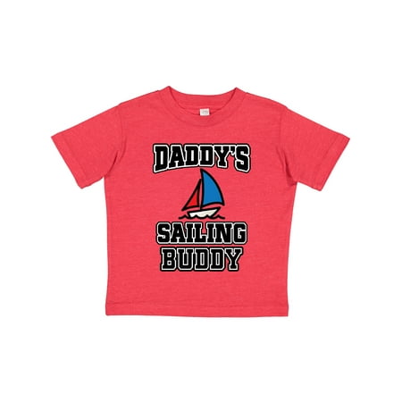 

Inktastic Daddy Sailing Buddy Sailboat Gift Toddler Boy or Toddler Girl T-Shirt