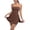 Brown, variant on with Built in Bra Womens A Line Dress Athletic Summer Mini Womans Dress Short Sleeveless Casual Plain Square Neckline Skinny Dresses