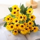 thumbnail image 1 of Flores Artificiales de Margarita Gerbera | Tallos Florales Falsos Realistas para Jarrón | Decoración de Flor de Seda de Mano Realista | Juego de 2 | 11.8 Pulgadas de Alto | Hogar, Boda, Arreglo para, 1 of 3