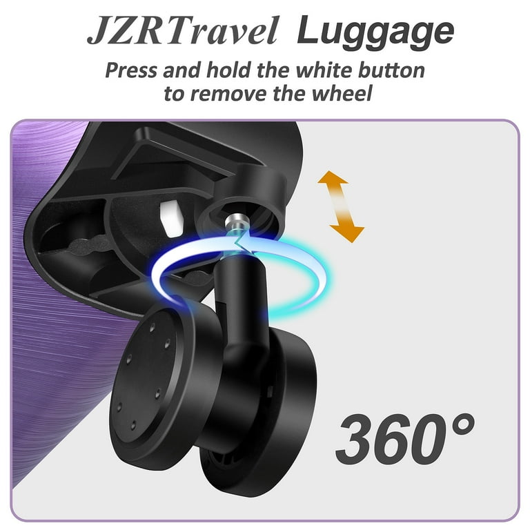 New JZRSuitcase Lightweight Luggage PC+ABS Suitcase, Hardshell Suitcases  with Spinner Wheels TSA Lock for Travel, Check-in 24 Inch. for Sale in Los  Angeles, CA - OfferUp