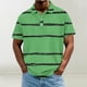 thumbnail image 1 of Blusa y camisa de manga corta con cuello vuelto para hombre, informal, de moda, de color liso, con botones, solapa y hebilla de gancho, camiseta de manga corta de poliéster para hombre., 1 of 5