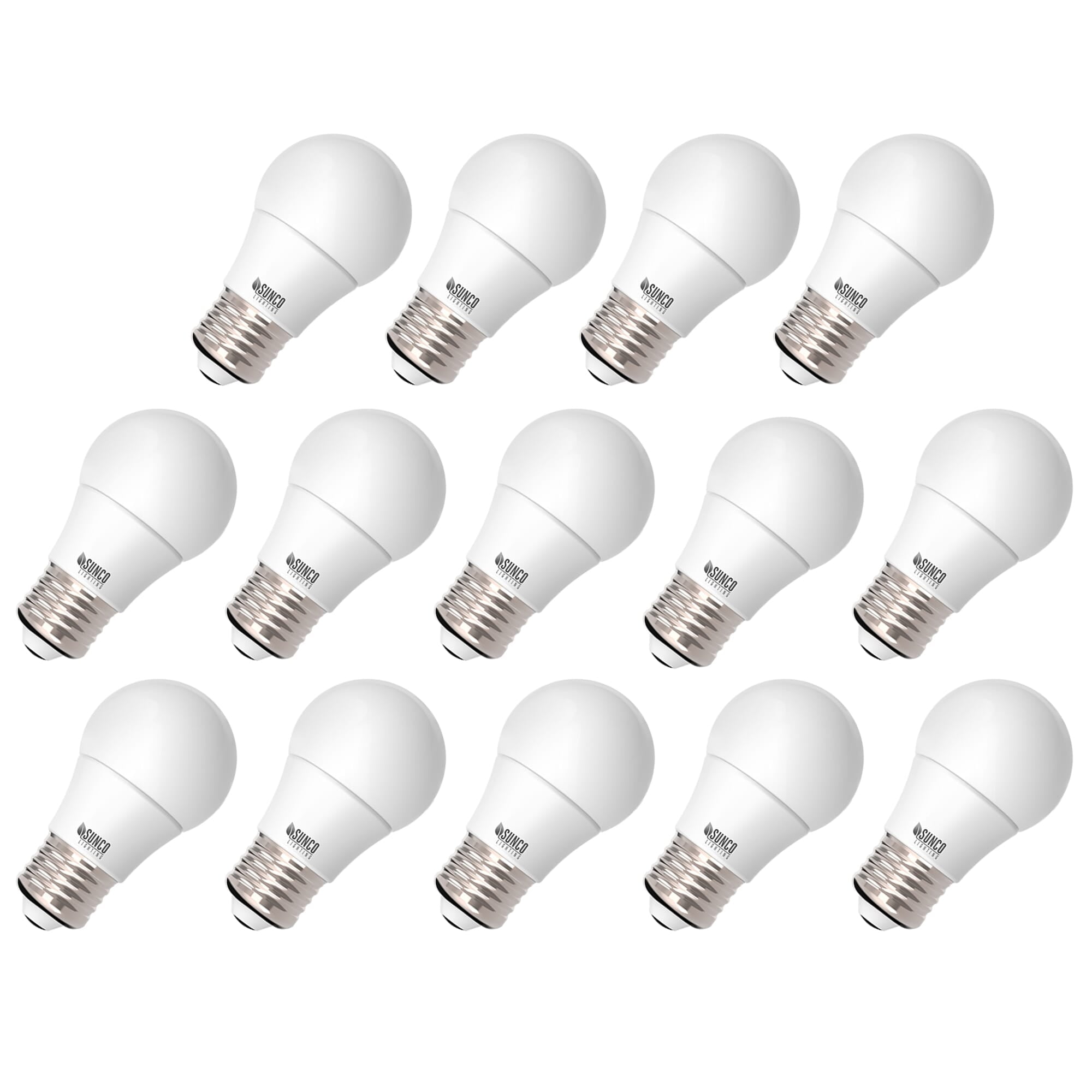 E26 Dimmable LED Bulb JandCase A19 Light Bulbs Home/Office Lighting for Bedroom 50W Equivalent E26 Base Bathroom Ceiling Fan 6.5W 550LM Chandelier Daylight White 5000k Pack of 6 