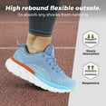 thumbnail image 3 of FitVille Women's Wide Running Shoes Lightweight Breathable Sneakers, Sky Blue, 9 Wide, 3 of 8
