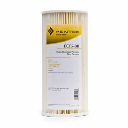 ECP5-BB 9-3/4 In. X 4-1/2 In. Pleated Sediment Water Filter