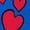 ROYAL BLUE, variant on Peanuts - Love Snoopy Woodstock - Toddler And Youth Short Sleeve Graphic T-Shirt