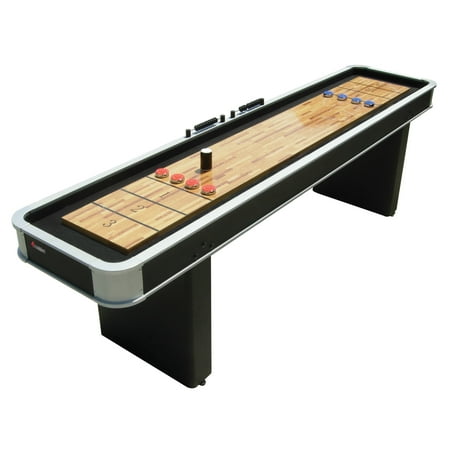 Atomic 9' Platinum Classic Shuffleboard Table Includes Eight Pucks
