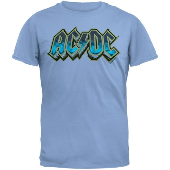 AC/DC Men's Metallic Logo Short Sleeve T Shirt