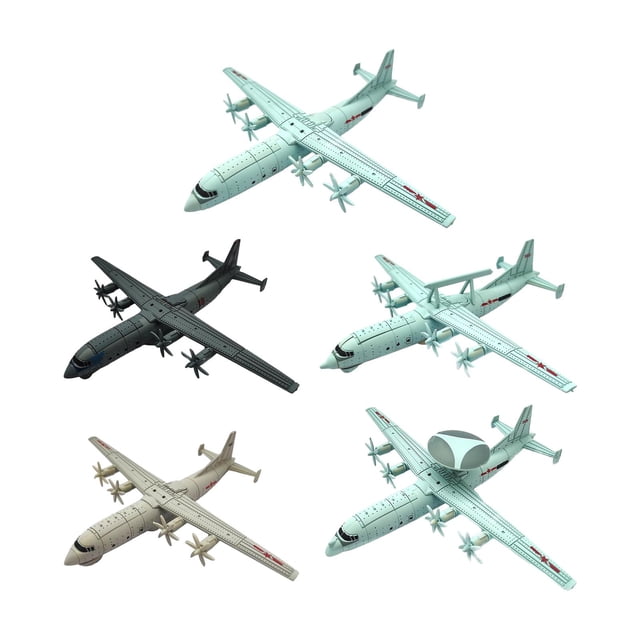 Modelo de avión a escala 5x1:240, vehículo de ensamblaje artesanal, modelo de avión, colección de juguetes, rompecabezas, juguetes para decoración de Baoblaze Ensamblar plano