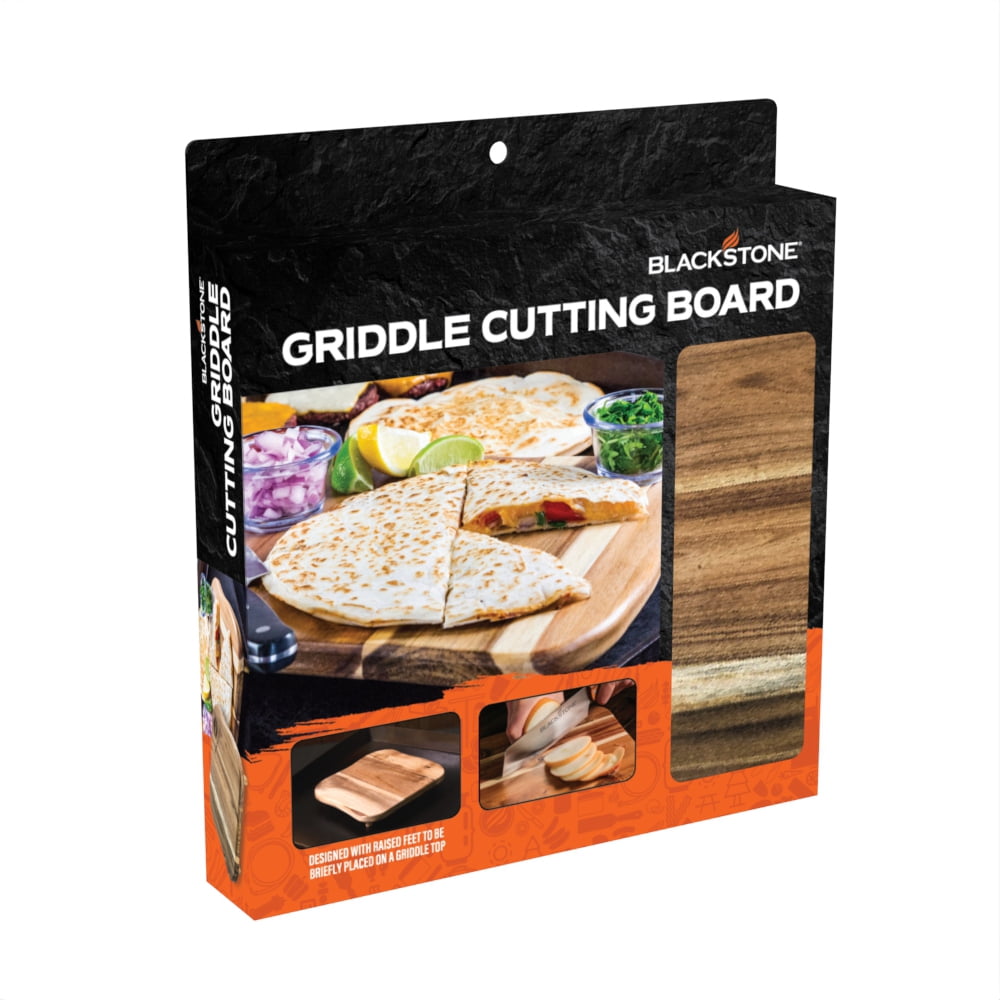 Blackstone Acacia Wood Cutting Board for Use Directly on Griddle Top