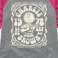 thumbnail image 3 of Peanuts - Charlie Brown Tour - Toddler & Youth Girls Raglan Graphic T-Shirt, 3 of 6