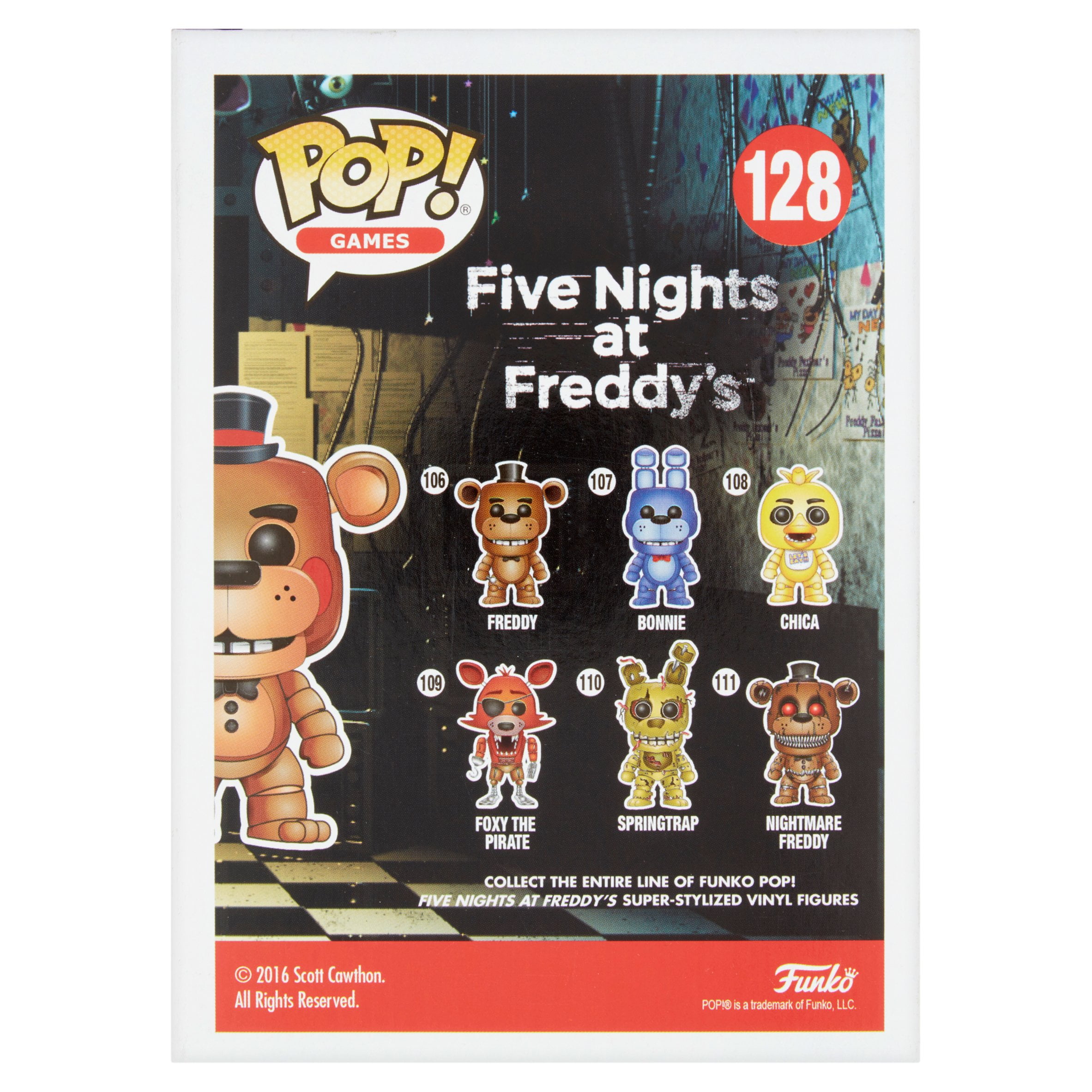 Funko Five Nights at Freddys POP Games Toy Freddy Exclusive Vinyl Figure  128 - ToyWiz