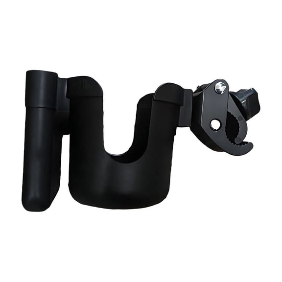Stroller Cup & Phone Holder, Baby Water Cup Milk Bottle Holders, for Baby Strollers & Wagons, Bikes, 2-in-1 Wheelchair Cup Holder with Phone Rack
