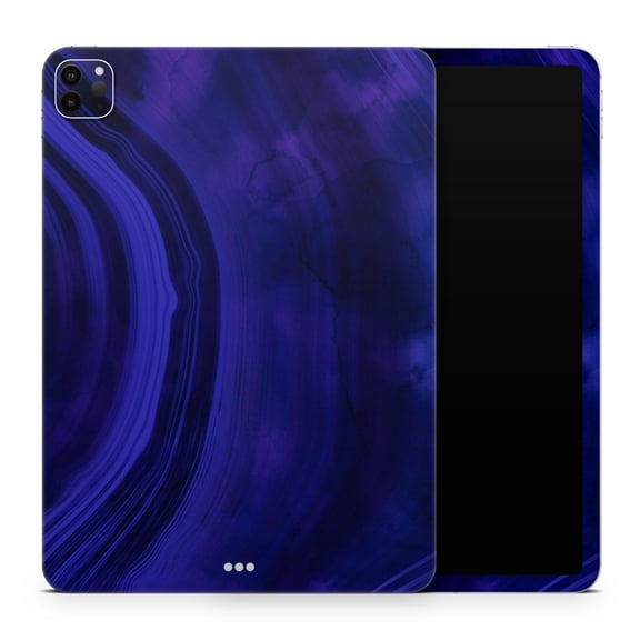 DesignSkinz Vivid Agate Vein Slice Blue V3 Full-Body Skin Decal Wrap Cover for iPad (A1219/A1337)