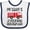 White and Navy, variant on Inktastic Volunteer Firefighter Daddy Boys or Girls Baby Bib