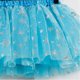 thumbnail image 5 of Faldas Para Niñas Falda Tutú Para Niños Pequeños Traje De Baile De Fiesta Lindo Empalme Hilo De Red De Arco Iris Lentejuelas Falda De Tul Arco Traje De Horquilla Azul Odeerbi LM103-3610, 5 of 7