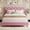 Pink, variant on California King Upholstered Platform Bed Frame with Adjustable Headboard, Strong Wooden Slat Mattress Foundation, Noise-Free Design, No Box Spring Needed, Easy Assembly, Beige