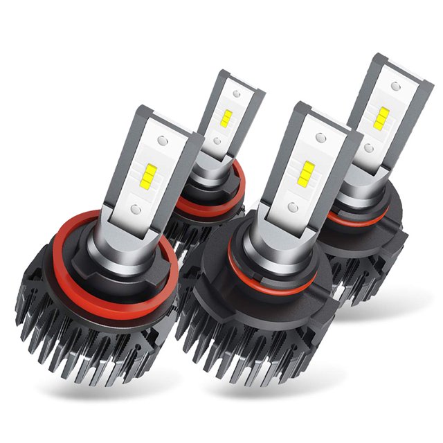 Bombillas LED para faros delanteros Hi Lo Beam Ormromra 9006 9005 paquete combinado 2 juegos CSP Led Chips-12000LM 6000K Xenon White