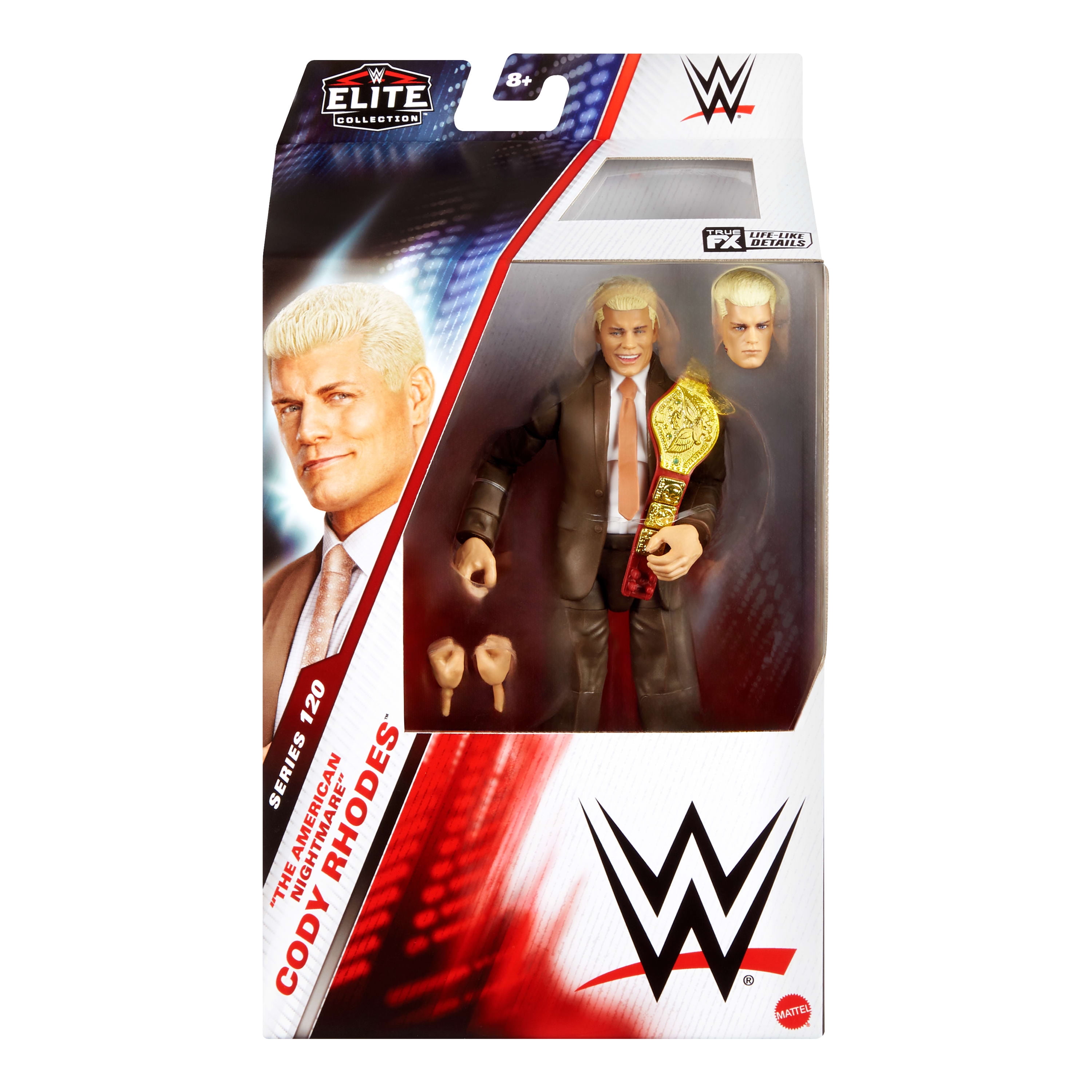WWE Elite Cody Rhodes Action Figure, Series #120, 6-inch Collectible with Articulation & Accessories